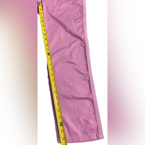 White House Black Market Straight Crop Leg Pants Women’s 4 Pink Denim - Picture 9 of 10